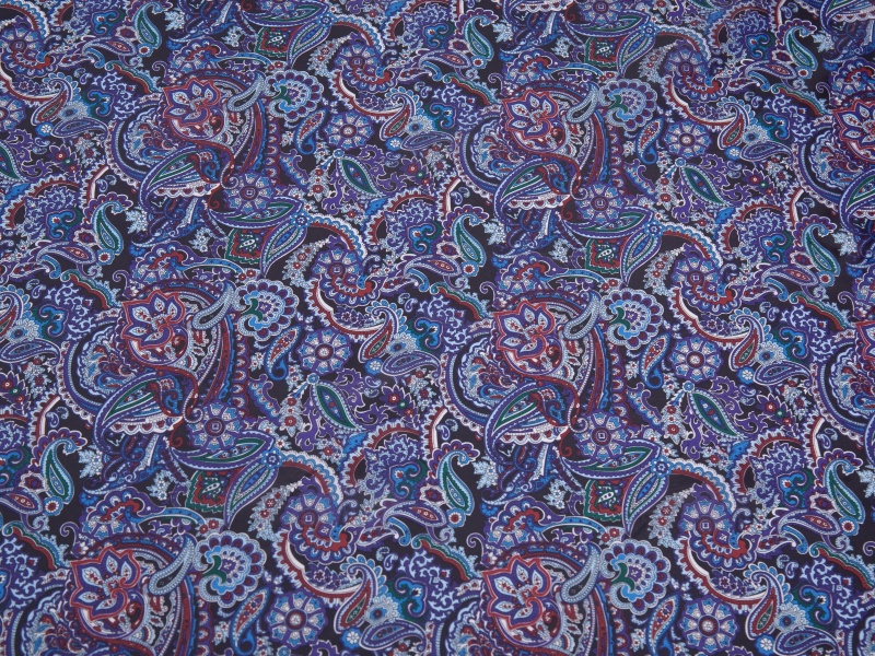 Tecido de forro impresso com sarja All-Polyester