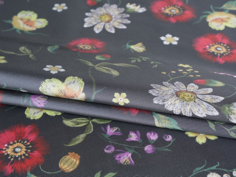 Tecido de forro impresso de sarja-de-visitas-viscose