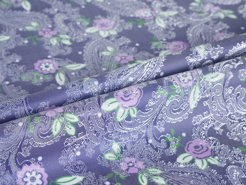 Tecido de forro impresso de poliéster-viscose jacquard Tecido de forro impresso de poliéster-viscose jacquard