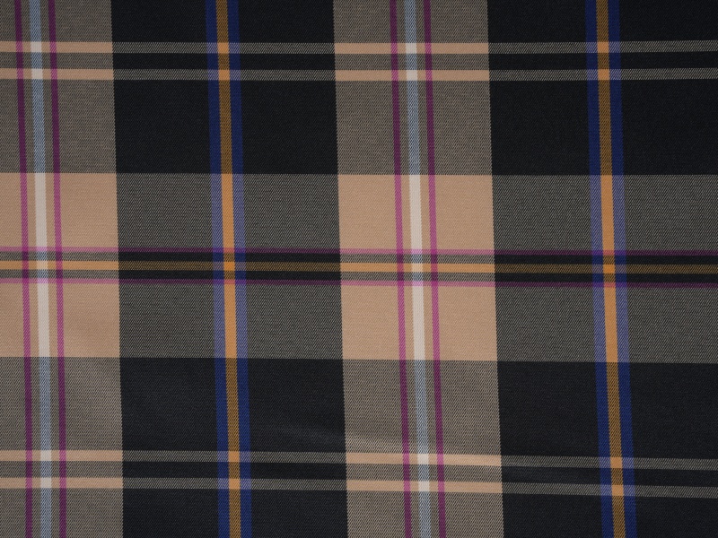 Tecido de manga tingida por fios de poliéster