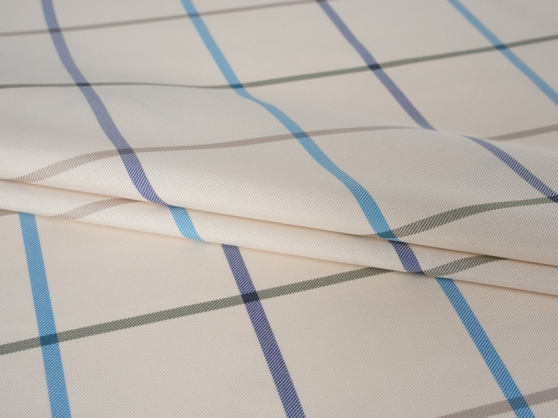 Tecido de manga tingida por fios de poliéster