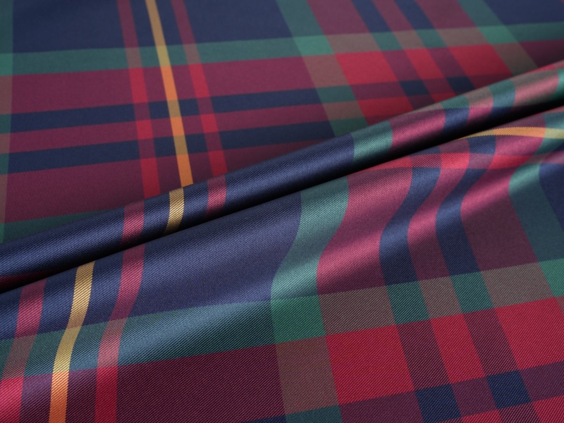 Tecido de manga tingida por fios de poliéster